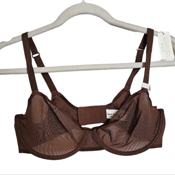 aerie Other - Smoothez by Aerie Balconette Mesh Bra